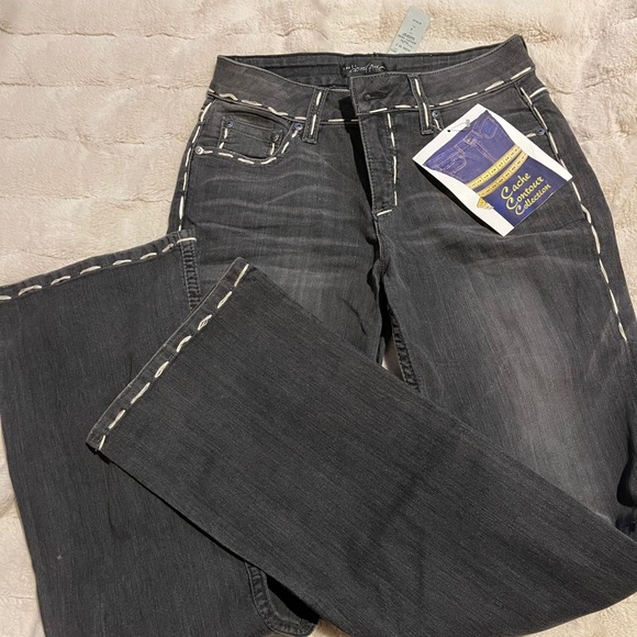 NWT   CACHE Contour Collection grey jeans - Picture 6 of 6